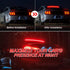 LED Third Brake Light Strip Bar, 5 Function Sequential Turn Signal Brake Running Double Flash Flexible 40Inch High Mount Stop Lights Strips for Je...