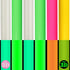 TransWonder Glow in The Dark 3D Puff Vinyl Heat Transfer - Luminous Fluorescent HTV Puff Vinyl Bundle Puff Heat Transfer Vinyl for T Shirts Compat...