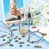 PH PandaHall 100Pcs Assorted Sizes of Antique Bronze Ribbon Clamp End Crimps Bracelet Bookmark Leather Pinch Crimps Sets Size 8-25x6-8x5mm in Box ...