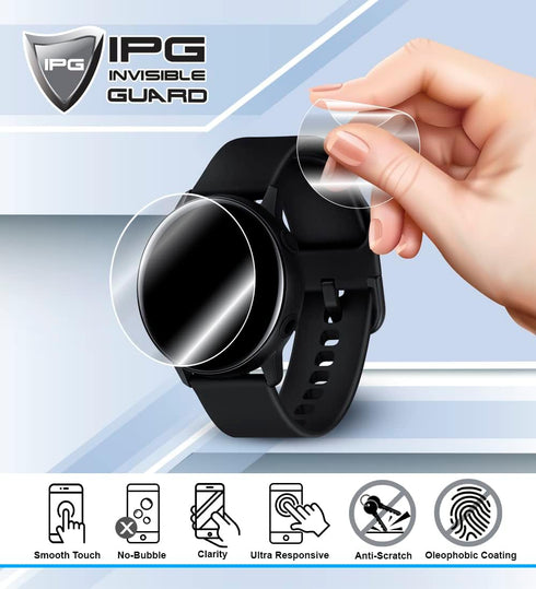 IPG for BIGGERFIVE Vigor Kids Fitness Tracker for Kids Hydrogel Screen Protector (4 Units) Invisible HD Clear Film Anti Scratch Guard-Smooth/Self-...