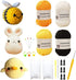 YWQZBHEMO 3 Pattern Crochet Kits - Crochet 3 Different Patterns Sets for Beginners/Experts - Rabbit, Chicken, Bee for Adult Starters, Kids, includ...
