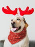 4 Pack Christmas Dog Cat Bandanas Christmas Pet Triangle Scarf Classic Polyester Bibs Kerchief Saliva Towels for Small Medium Large Pets Bandana f...