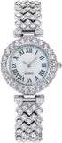 CdyBox Women Watches Diamond Luxury Quartz Watch Ladies Wristwatches with Crown Bangle Set Gifts...