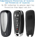 Sindeda for Chevrolet Key Fob Cover With Keychain Soft TPU Full Protection Key Shell Case Compatible with Chevrolet 2016-2024 Chevy Malibu Camaro ...