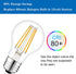 12 Volt Edison Bulb E26 12V LED Bulb Warm White 2700K 60W Equivalent, 12V 24V 36V Low Voltage Vintage Bulbs A19 12Volt LED Filament Bulbs for RV, ...