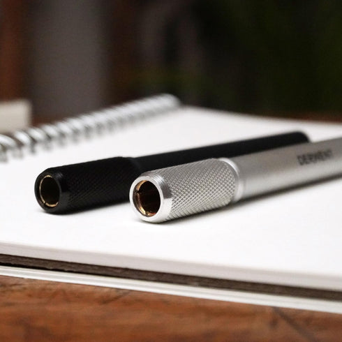 Derwent Pencil Extender Set, Silver and Black, for Pencils up to 8mm, (2300124)...