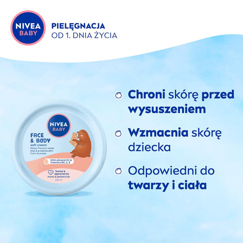 Nivea Baby Soft Cream 200 ml / 6.7 oz...