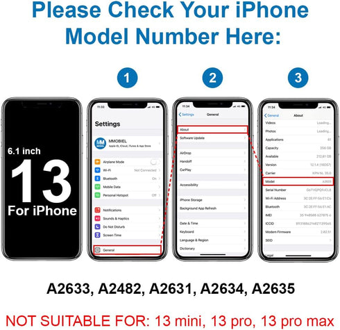 MMOBIEL Loud Speaker Compatible with iPhone 13-6.1 inch - 2021 - Ringer Buzzer Flex Cable Loudspeaker Replacement - Incl. Screwdrivers...