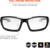 Ergodyne Skullerz Thor Anti-Fog Safety Glasses - Black Frame, Clear Lens...
