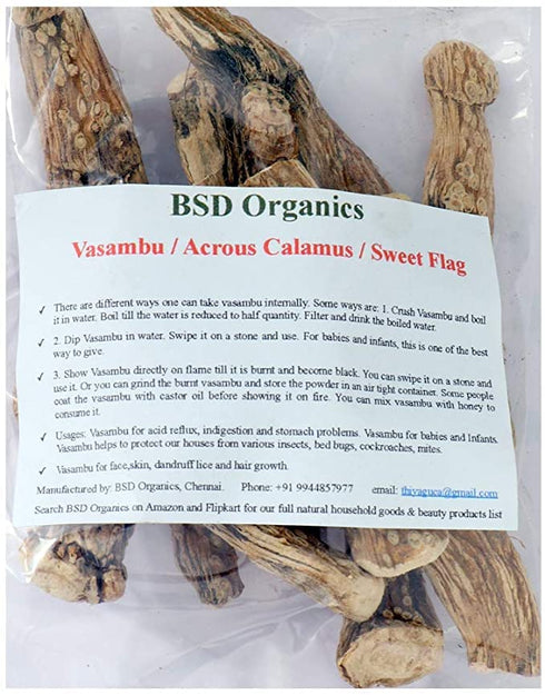 Vasambu/Acrous Calamus/Sweet Flag- 100 Grams / 1.7 Ounce...