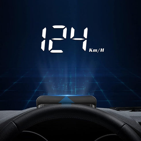 OBD2 HUD Head Up Display, Car HUD Speedometer Display Windshield Projector Multifunction Gauge Alarm Fatigue Driving Reminder......