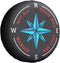 Not All Those Who Wander are Lost Compass Spare Tire Cover 16 Inch Wheel Protector for Truck SUV Trailer Camping Rv Tire Covers...