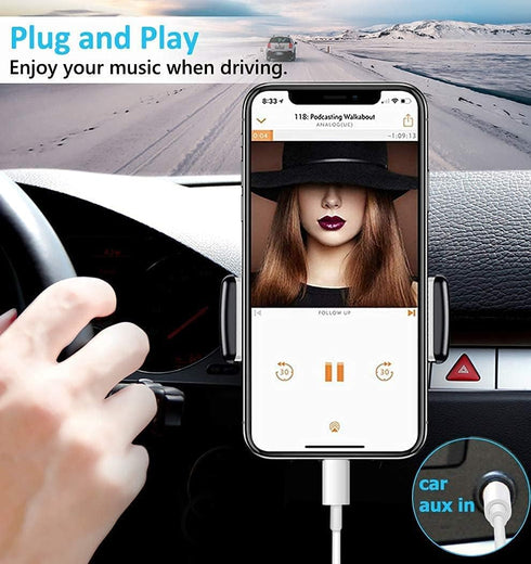 USB C to 3.5mm Aux Audio Cable (2-Pack), Apple MFi Certified Hi-Fi Sound Stereo Jack Cord Audio Aux Input Adapter for iPhone15/15 Plus /15 Pro Max...
