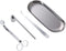 MUXSAM 4 in 1 Candle Accessory Set - Wick Trimmer & Snuffer, Storage Tray, Gift for Candle Lovers (Silver)...