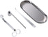 MUXSAM 4 in 1 Candle Accessory Set - Wick Trimmer & Snuffer, Storage Tray, Gift for Candle Lovers (Silver)...