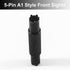 Fiber Optics Flip up Front Sight Adjustment Tool, 4&5 Prong A1&A2 Types Iron Sight Elevation Tool...