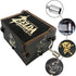 Pursuestar The Legend of Zelda-Storms from Ocarina of Time Wood Music Box, Hand Crank Engraved Vintage Wooden Musical Box for Birthday Valentine W...