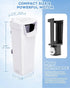 Aquarium Power Filter(3.5W), Turtle Tank Filter, Silent Low-Water Filter for Small Fish Tank, Reptile Tank Up to 15Gallon, with 4pcs Cartridges.(W...