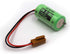 elxjar (2-Pack) 3V 1100mAh CR17335SE-R PLC Lithium Battery, Replacement for SANYO CR17335SE-R, CR17335 with Plug Wire, B9712T...