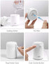 Colorful Cool Mini Humidifier, USB Personal Desktop Humidifier for Car, Office Room, Bedroom,etc. Auto Shut-Off, 2 Mist Modes, Super Quiet. (Pink)...