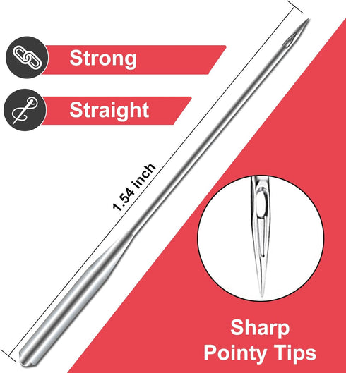Sewing Machine Needles, Universal Sewing Machine Needle, ONEHERE Compatible with Singer, Brother, Janome, Varmax, Sizes HAX1 65/9, 75/11, 90/14, 1...