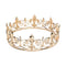 SNOWH Full King Crown Gold - Men's Crowns and Tiaras, Metal Birthday Crown, Prom Hair Accessories Costume Party Decorations for Adults and Boys...