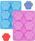 2 PCS Silicone Molds Puppy Dog Paw,6 Cavity Puppy Cat Mould for for Homemade Treats and Cat Animal Paw Ice Candy Chocolate Baking Mold...