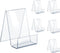 6 Pack Display Stand with Ledge, Acrylic Book Display Stand Tablet Holder Easel Holder for Displaying Pictures, Books, Albums, Music Sheets, Noteb...
