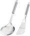 Tenta Kitchen Flexible Fish Turner Spatula, for Fish/egg/meat/dumpling Frying (Turner Set Of 2)...