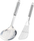 Tenta Kitchen Flexible Fish Turner Spatula, for Fish/egg/meat/dumpling Frying (Turner Set Of 2)...