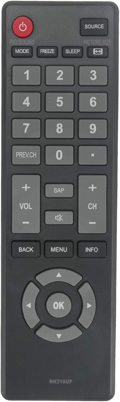 New NH310UP Replace Remote Fit for Emerson LCD LED TV LF320EM5F LF320EM4A LC320EM3FA LE190EM3 LE220EM3 LE320EM3 LC391EM4 LF391EM4F LF320EM4F LE290...