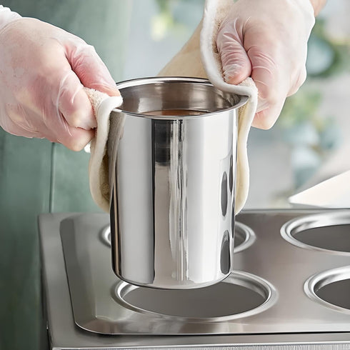 OCS Parts 1.25 Quart Bain Marie Pot | 5.75" x 3.75" Stainless Steel Pot for Warm or Cold Food, Sauces, Soups, or Organizing Cooking Utensils...