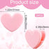 30pcs Heart Shaped Binder Clips, Mini Pink Paper Bookmarks Decorative Cute Heart Clips Small Clamps Folders Clips for Book Lovers Teachers Student...