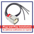 CU2Z-14S411-AFA Ignition Coil Connector Pigtail Harness 3 Way Replacement for Ford Expedition F150 Explorer Flex Taurus Transit-150 250 350 for Li...