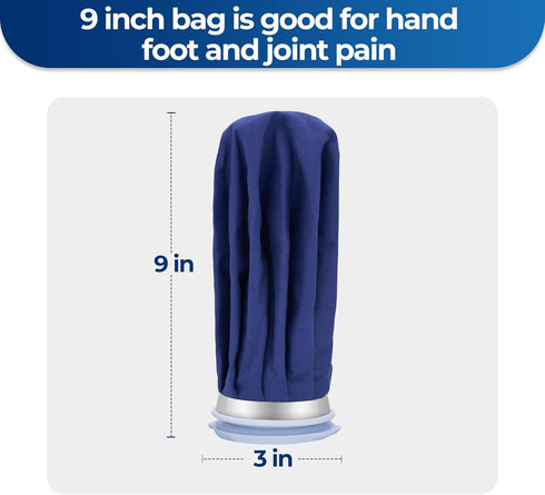 Ice Pack for Injuries Reusable: Ohuhu Ice Cold Packs Ice Bag Hot Water Hot & Cold Therapy Pain Relief for Knee Leg Injury No-Leak Breathable Water...