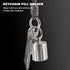 Waterproof Pill Organizer, Stainless Steel Pill Case, Keychain Pill Holder, Portable Pill Container Single Chamber Pill Box Outdoor Camping, Size:...