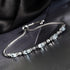 SHOP LC DELIVERING JOY Bolo November Birthstone Bracelet Stainless Steel Sky Blue Topaz Fashion Unique Birthday Gifts for Women Jewelry Ct 2.2 Adj...