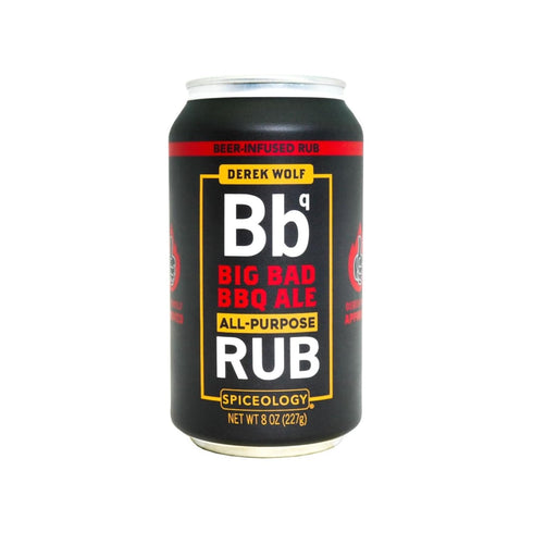 Spiceology & Derek Wolf - Big Bad BBQ Ale - Beer-Infused Barbecue Rubs, Spices and Seasonings - Use On: Beef, Chicken, Pork, Seafood, Vegetables, ...