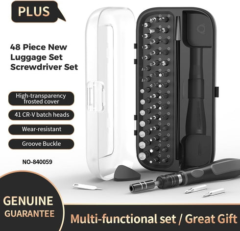 48 in 1 Precision screwdriver Kit Batch Head Conversion Magnetic Drive kit with flexible shaft extension rod, suitable for mobile phone game conso...