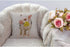 HGOD DESIGNS Cotton Linen Square Decorative Throw Pillow Case Cushion Cover Cute Pink Pet Miniature Pig Yellow Daisy 18 "X 18 "...