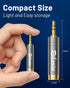 1/4'' to 3.5mm Stereo Pure Copper Headphone Adapter,3.5mm(1/8'') Plug Male to 6.35mm (1/4'') Jack Female Stereo Adapte for Headphone, Amp, Adapte,...