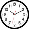 Foxtop Black Wall Clock Silent Non-Ticking 12 Inch Quartz Battery Operated Round Analog Wall Clock for Classroom School Office Living Room Bedroom...
