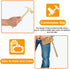 6-in-1 Multi-Tool Camping Hammer Set with Slotted/Flat Head Phillips Screwdriver for Mechanical Maintenance, Interior Decoration, Outdoor Adventur...