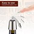 2 PACK Wine Bottle Stoppers,Reusable Wine Stoppers for Wine Bottles,Stainless Steel Wine Bottle Stopper with Silicone,Wine Corks Keep Fresh,Best G...