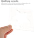 EXCEART Quilting Template Clear Acrylic Star Shaped Sewing Stencil Reusable Quilting Template Rulers for DIY Embroidery Patchwork...