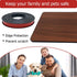 U Shape Plywood Edge Banding, Fit 3/4 inch Edge, Desk Edge Protector, Self-Adhesive Edge Trim for Veneer, Furniture, Countertop, Table, Sheet Meta...