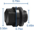 SPX1700FG Pool Pump Pipe Plug Drain Plugs with Gaskets 2-Pack Compatible with Hayward Pool Cleaner Pumps & Power-flo LX Pump Series for Swimming P...
