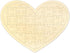 28 Piece Blank Heart Puzzle to Draw on, Blank Puzzle Heart Shape with Puzzle Tray, Make Your Own Wooden Jigsaw Puzzles for Crafts & DIY, Custom Pu...