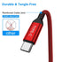 AkoaDa [3 Pack USB C Cable 10ft, USB C Charger Cable 10 Ft Fast Nylon Braided Cord Compatible with Samsung Galaxy Note 9 8 S21 S20 S10 10 Plus,LG ...