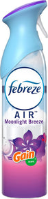 Febreze Odor-Fighting Air Freshener with Gain Moonlight Breeze Scent, 8.8 fl oz...